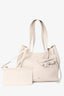 Weekend Max Mara White Leather Shoulder Bag With Pouch