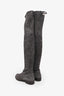 Stuart Weitzman Grey Suede Lowland Over-the-Knee Boot Size 8.5