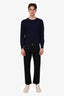 Louis Vuitton Black Denim Gaston "V" Patch Jeans Size 32 Mens