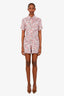Pre-loved Chanel™ Pink Tweed Short Sleeve Romper Size 36