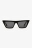 Karen Wazen Black Cat Eye 'Aura' Sunglasses