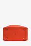 Hermès 2013 Orange Leather Lindy 30 Bag