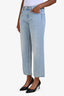 Toteme Light Wash Denim Tapered Jean Size 27