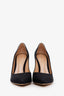 Gianvito Rossi Black Satin Heels Size 35
