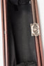 Pre-loved Chanel™ 2016-17 Brown Metallic Quilted Lambskin Boy Frame Clutch