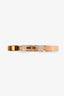 Hermès 18K Rose Gold Diamond Kelly Bracelet PM