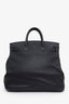 Hermès 1999 Black Leather GHW Haut à Courroies Birkin 40