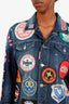 Dsquared2 Blue Denim Patches Jacket Size 48 Mens
