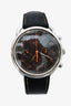 Hermès 2012 Black Leather Arceau Chronographe 42 mm Watch