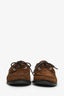 Aeyde Brown Suede Boat Shoes Size 36