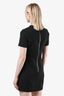 A.L.C. Black Belted Short Sleeve Mini Dress Size 6