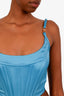 Versace Blue Medusa Corset Size 38