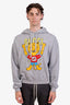 Gucci x Pablo Delcielo Grey Cotton-Jersey Hoodie Size S