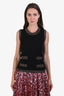 Pre-loved Chanel™ 2004 Black Cashmere Sleeveless Sweater Size 36