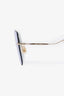 Miu Miu Gold Tone Frame Gradient SMU52S Butterfly Sunglasses