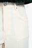 Staud Ecru Wide Leg 'Grayson' Pants Size 2