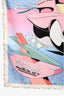 Hermès Blue/Pink Multicolour Silk 'Space Derby' Scarf 90