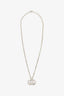 Gucci Sterling Silver Interlocking G Necklace