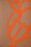 Hermès Orange/Beige Cashmere Boucle Camayle Fringe Scarf