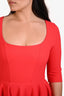 Greta Constantine Red Flared 'Elle' Mini Dress Size M
