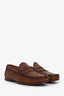 Ralph Lauren Brown Leather Loafers Size 10 Mens