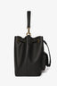 Louis Vuitton Black Lockme Bucket Bag with Top Handle and Crossbody Strap