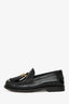 Christian Dior Black Brushed Calfskin Boy Platform Loafers Size 35.5