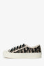 Christian Dior Green Cotton Canvas Oblique Embroidered Walk'N'Dior Sneakers Size 35