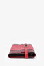Hermès Red/Burgundy Epsom Tricolour Leather Kelly Wallet