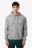 Jacquemus Grey Cotton 'Le Sweatshirt' Logo Hoodie Size M Mens