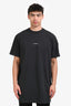 Acne Studios Black Cotton Oversized T-Shirt Size S Men's