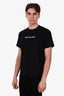Burberry Black Cotton 'What Is Love' T-Shirt Size S Mens