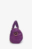 Balenciaga Purple Leather Classic Mini Twiggy 2way Shoulder Handbag
