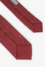 Hermès Red Silk Tie