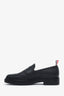 Thom Browne Black Leather Loafers Size 6