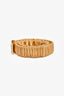 Pre-loved Chanel™ 2023 Gold Leather Stretch Belt Size 85/34