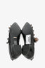 Gucci Black Leather Horsebit Buckle Oxfords Size 37