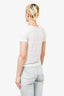 Gucci White Cotton Strawberry Embroidered T-Shirt Size XXS