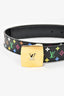 Louis Vuitton Black Multicolour Belt Size 80