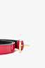Louis Vuitton Fuchsia Patent Belt Size 80
