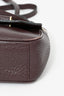 Mackage Purple Grained Leather Arrow Crossbody Bag