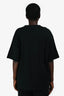Balenciaga Black Cotton Paris Logo T-Shirt Size XXL
