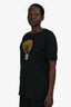 Fendi Black Crystal Embellished Lightbulb T-Shirt Size 54 Mens