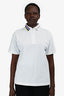 Louis Vuitton White Zip-Up Logo Polo Top Size S Mens