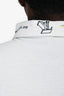 Louis Vuitton White Zip-Up Logo Polo Top Size S Mens