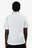 Louis Vuitton White Zip-Up Logo Polo Top Size S Mens