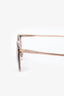 Oliver Peoples Tan/Mauve Translucent Acyrclic Sunglasses