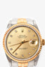 Rolex Oystersteel/Yellow Gold Lady Datejust 28mm Watch w/ Champagne Face + Diamond Dial