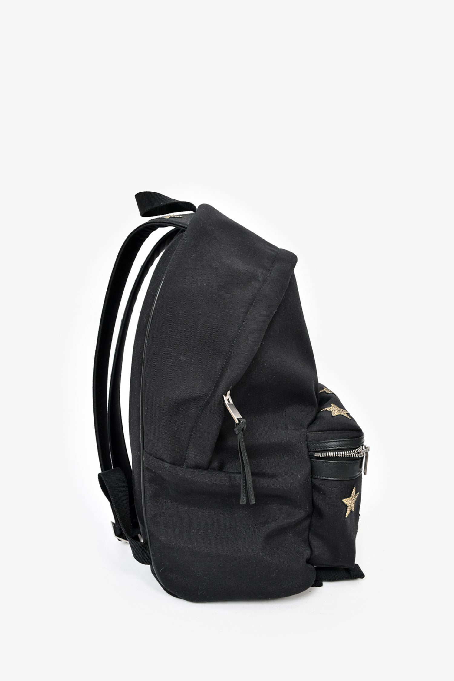 Saint Laurent Canvas/Leather Star Detail 'City' Backpack – Mine
