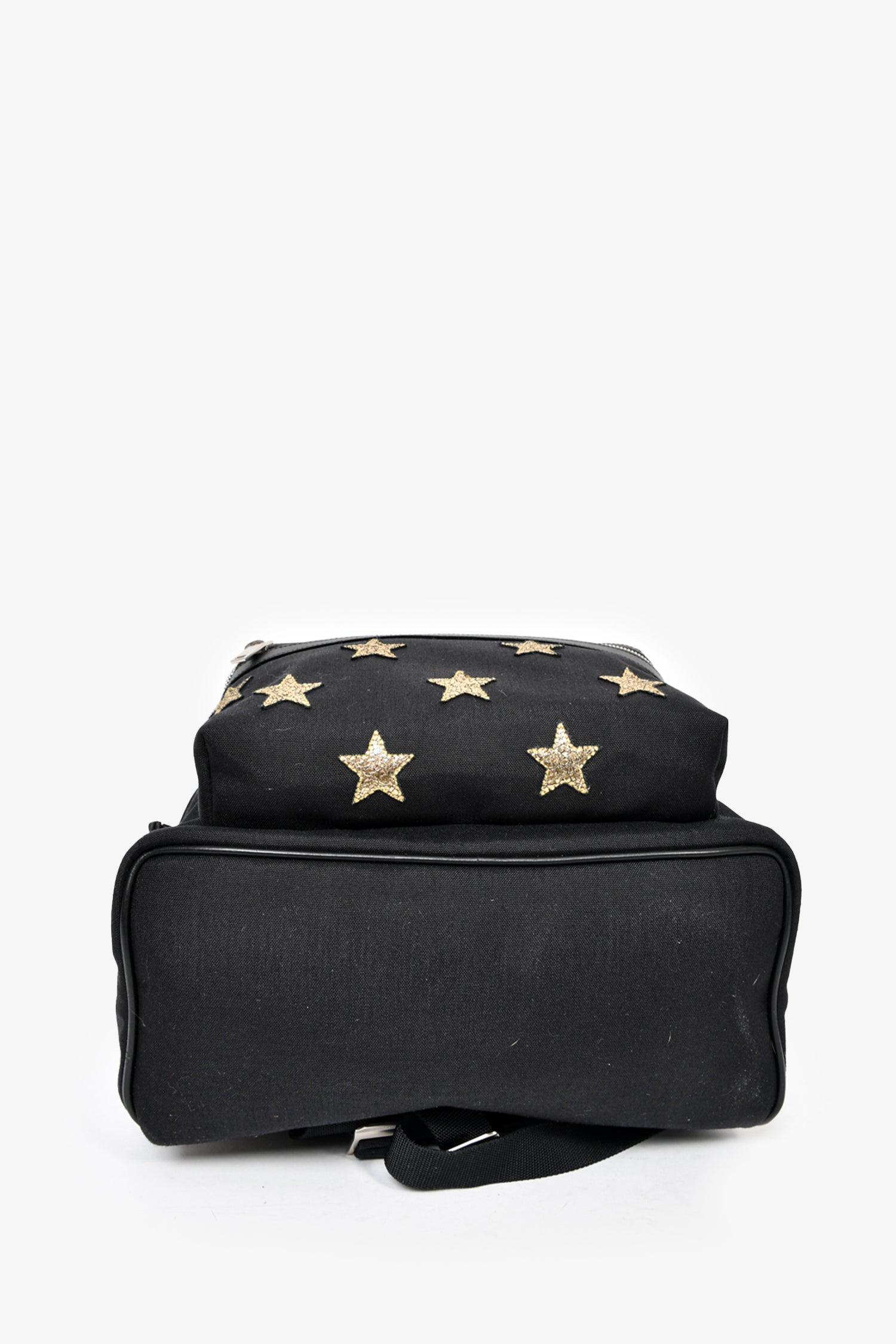 Saint Laurent Canvas/Leather Star Detail 'City' Backpack – Mine